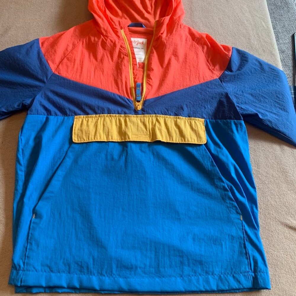 Cat & Jack Colorblock Pullover Jacket - Boys Size Large (10/12)